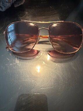 Barton Perreira Brown sully Gradient Aviator Sunglasses originally $630